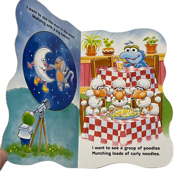 Muppet Babies I Want To See... Board Book 2003 Jim Henson - Picture 2 of 5